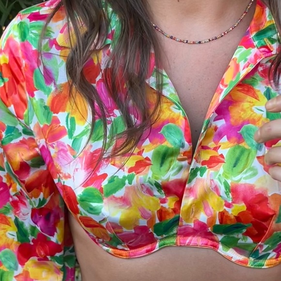 Bydee Long-sleeved floral crop - Picture 7 of 7